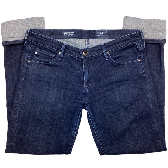 Adriano Goldschmied Stevie Cuff Slim Straight Jeans - Picture 6 of 9